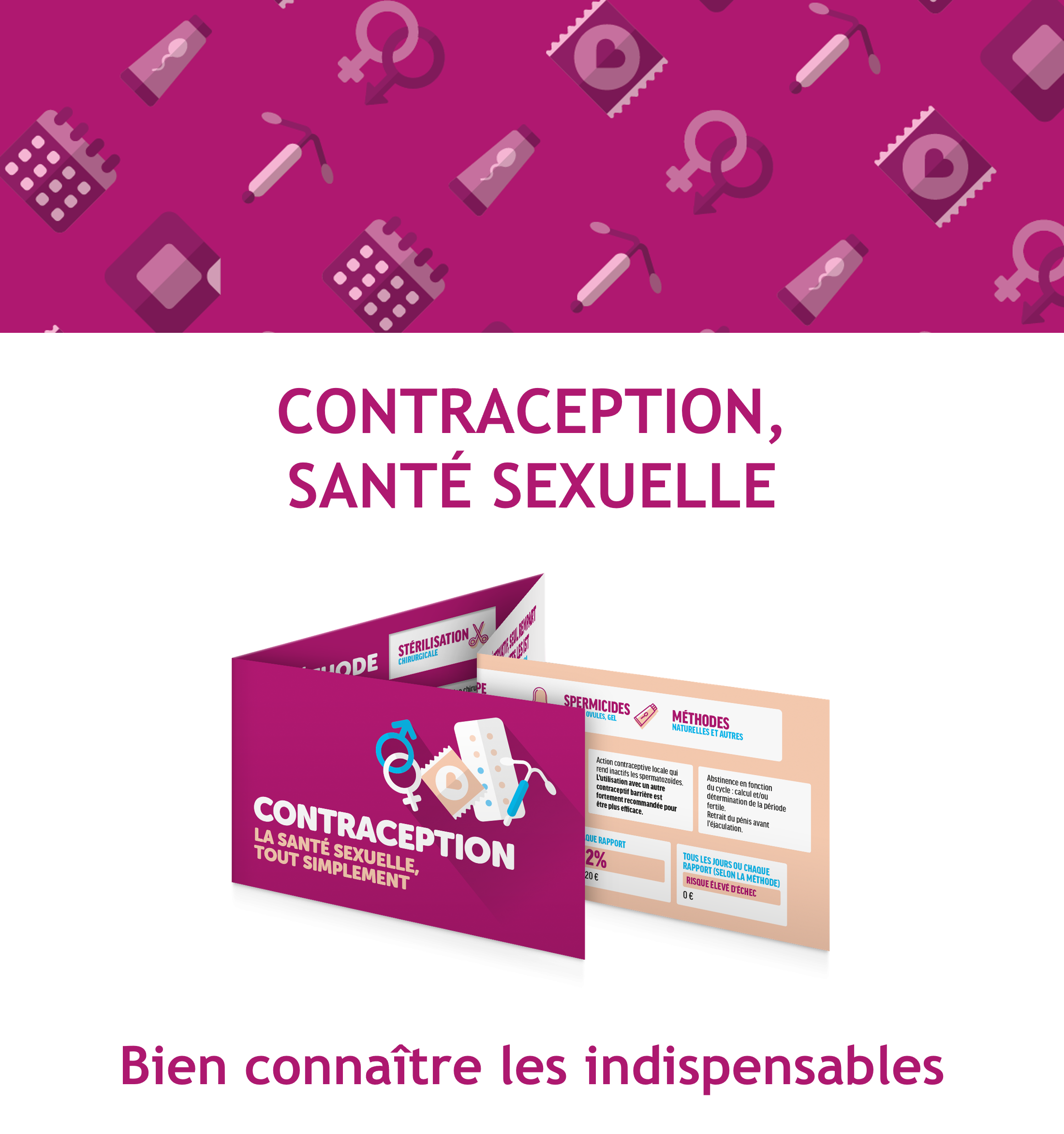 Tous les contraceptifs gratuits pour les - de 26 ans. Nouvelle édition actualisée à découvrir !